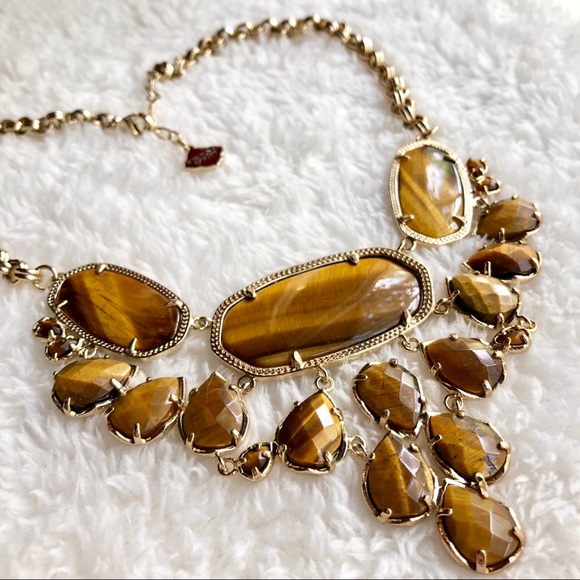 Kendra Scott Jewelry - EUC Tiger’s Eye Livia. Vintage, rare, and HTF!